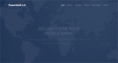 Desktop Screenshot of powerauth.com