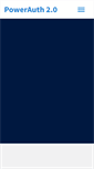 Mobile Screenshot of powerauth.com